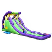 Bounceland Double Water Slide with Splash Pool