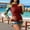 004Wine, variant on Generic Womens Long Sleeve Rashguard UPF 50+ Two Piece Swimsuit with Bottom Bulid in Bra Sun Protection Zipper Bathing Suits