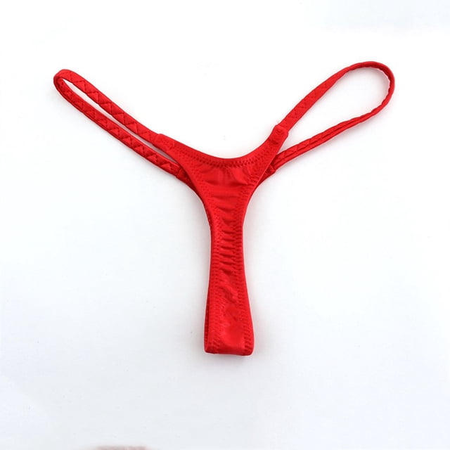 Ropa interior en forma de T para mujer, pantalones en forma de T de cintura baja, sexys, sedosos y a la moda para mujer
