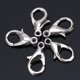 thumbnail image 3 of 100 Pack Lobster Clasps Jewelry Making Accessories Lobster Clasp, Platinum Color, 3 of 5