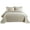 Beige Khaki, variant on MarCielo 3-Piece Elegantly Embroidered 100% Cotton Oversized Quilt Bedspread Set TM