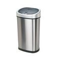 thumbnail image 1 of Poubelle Ovale 13,2 Gallons - 50 Litres - Acier Inoxydable, 1 of 1