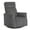 Carbon Grey, variant on Dream On Me Oliver Swivel Glider in Carbon Grey
