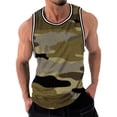 thumbnail image 4 of DGMIOCS Débardeur de Musculation pour Homme, Musculation, Entraînement Physique, Sans Manches, Vert Armée, m, 4 of 4