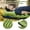 Blue and Green, variant on Camping sleeping pad, ultra-light camping pad and pillow with built-in foot pump inflatable sleeping pad, compact camping backpack hiking tent