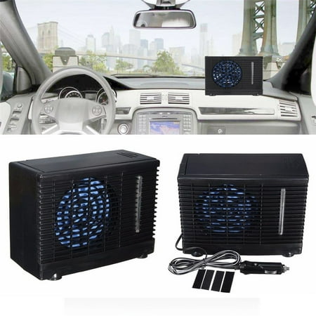 Universal DC12V Evaporative Air Conditioner Car air Conditioner 35W Black Portable Mini Cooling Conditioner Water Evaporative air