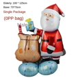 thumbnail image 3 of Globo navideño grande de pie 4D, Papá Noel, muñeco de nieve, árbol de Navidad, decoraciones para fiestas en el hogar, Navidad 2024, Año Nuevo, 3 of 5
