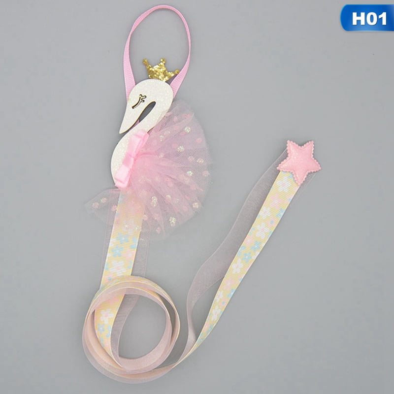 3D Flamingo or Swan Hair Bow