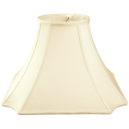 Royal Designs 10" Square Inverted Cut Corner Lamp Shade Eggshell