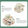 thumbnail image 2 of Shisuyan 1 Set Miniature Tea Set Mini Ceramic Tableware Models Dollhouse Accessories, 2 of 9