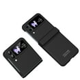 thumbnail image 2 of ELEHOLD for Samsung Galaxy Z Flip 4 Case with Hinge Protection Hard PC Shockproof Slim Phone Case Anti-Scratch Cover Support Wireless Charging for Samsung Galaxy Z Flip 4 5G,Black, 2 of 7