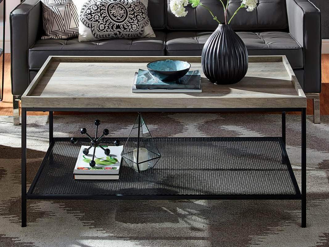 metal tray coffee table