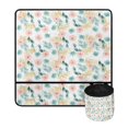 thumbnail image 2 of HELLHERO Ink and Wash Floral Patterns Sewing Machine Pad Fabric Polyester Waterproof with 4 Pockets Sewing Machine Mats for Travelling and Sewing Classes, 2 of 5