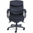 thumbnail image 7 of Woodbury Mid-Back Executive Chair, Supports Up To 300 Lb, 18.75" To 21.75" Seat Height, Black Seat/back, Weathered Gray Base, 7 of 7