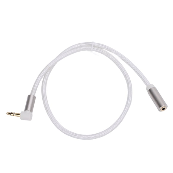 3.5mm Audio Extension Cable, Male to Female Extension Sound Cable with Right Angle Adapter, Stereo Sound Extension Cord for Headphone Speaker Amplifier Tablet
