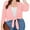 ZE2-Pink, variant on SHOWMALL Women's Plus Size Boleros Sleeveless High Low Hem Draped Light Gray 1X Relaxed Fit Open Front Lightweight Jacket with Pockets Spring Summer Fall Layering Essential