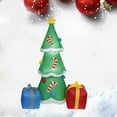 thumbnail image 3 of Blow Up Christmas Tree, Stylish Low Noise Electric Inflatable Christmas Tree 6FT  For Indoor, 3 of 7