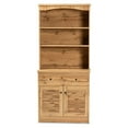 thumbnail image 4 of Wholesale Interiors Agni Modern & Contemporary Oak Brown Finished Wood Buffet, Kitchen Cabinet, 4 of 6