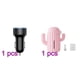 thumbnail image 1 of Humidificador de aire AweSitey Mini difusor de aire Cactus LED 340 ml USB Rosa Cargador de coche 5V 3.1A, 1 of 2