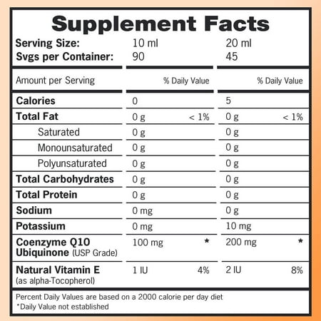Qunol Liquid CoQ10 Clinical Strength Ubiquinone 100 mg 30 Ounces