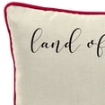 thumbnail image 2 of Jordan Manufacturing 18" x 18" Beige Land of the Free Truck Reversible Outdoor Throw Pillow (2-Pack), 2 of 10
