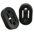thumbnail image 3 of 2/4PCS Universal Car Rubber Exhaust Hanger Bushing Support Pipe Mount Mounting Bracket Hanger Insulator 2 Holes Muffler, 3 of 5
