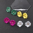 thumbnail image 4 of UDIYO Women Fashion Painting Multicolor Flower Stud Earrings Summer Beach Jewelry Gift, 4 of 7