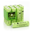 thumbnail image 1 of Batería recargable Howardly AA, 600 mAh, 1,2 V, Ni-MH, paquete de 12, 1 of 8