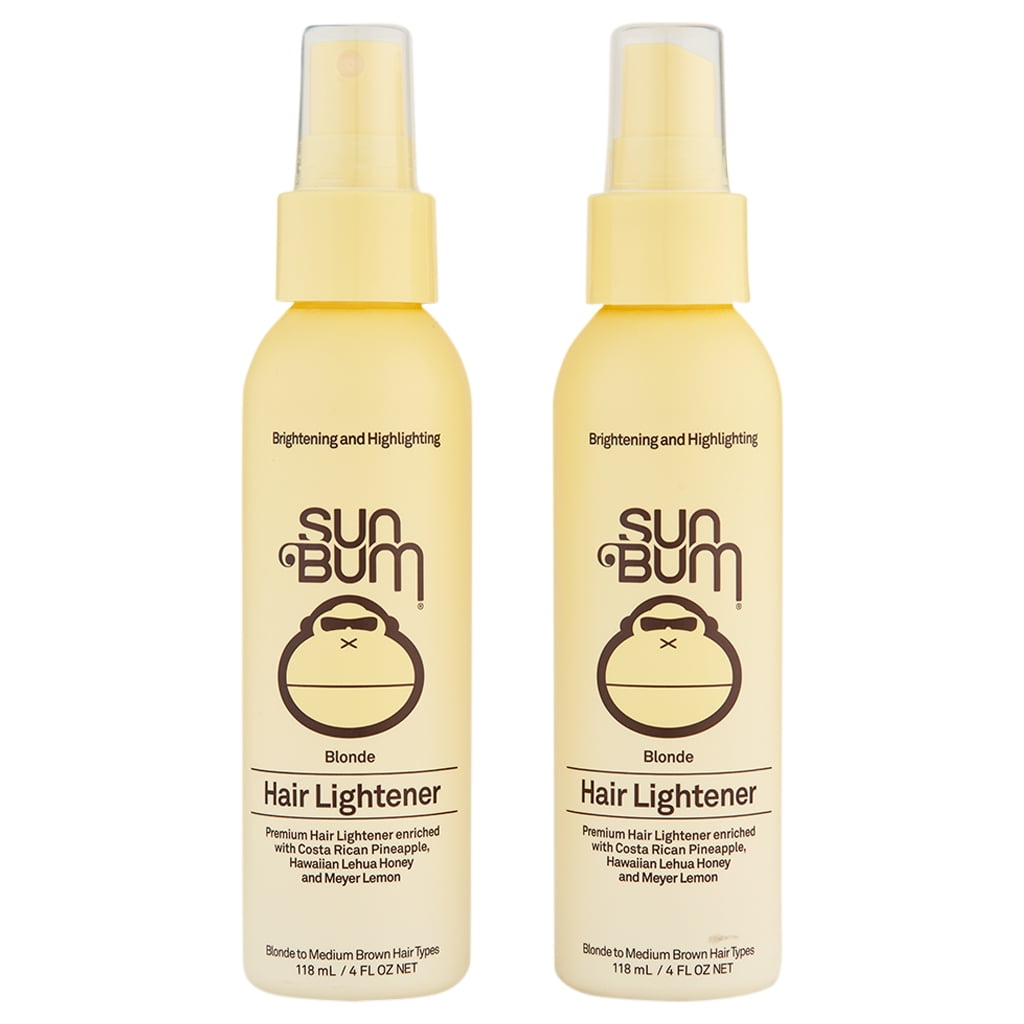 How does sun bum hair lightener work