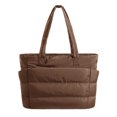 thumbnail image 1 of Bolso de hombro acolchado para mujer, bolso de mano impermeable con múltiples bolsillos, bolso para portátil, para el trabajo, el gimnasio, 1 of 8