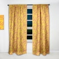 thumbnail image 2 of Designart 'Square Retro Design VIII' Mid-Century Modern Curtain Panel, 2 of 5