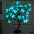 thumbnail image 4 of CAROOTU Glowy Rose Ray Lamp Desk Tree Table Lamp for Girls Women Home Decor for, 4 of 6