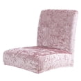 thumbnail image 4 of 6x Funda de asiento de silla con respaldo bajo y suave para la decoración del banquete de boda rosa claro Macarena Fundas elásticas para asientos de comedor, 4 of 7
