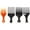 Assorted Color, variant on Dalidasy 4Pcs Plastic Hair Pick Men Hair Styling Tool Portable Hair Pick Multi-Function Men Hair Pick for Afro Hair