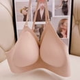 thumbnail image 4 of hotojiny Halter Bras for Women Removable Spaghetti Strap Bra Wireless Full Coverage Bralette Summer Comfortable Everyday Bras, 4 of 6
