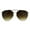 gold brown, variant on Womens Metal Rim Color Mirror Boyfriend Style Pilots Sunglasses Gold Brown