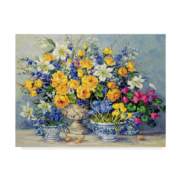 Trademark Fine Art ' From Gabrielles Garden' Canvas Art by Barbara Mock