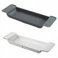 thumbnail image 5 of Bathtub Tub Shelf Caddy Rack Shower Holder Rack Storage Tray Over Bath Organizer Bathroom New, 5 of 5