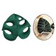 thumbnail image 3 of Almohada de Tiro de Hoja de Planta Sunnimix 3 Piezas de Felpa verde, 3 of 8