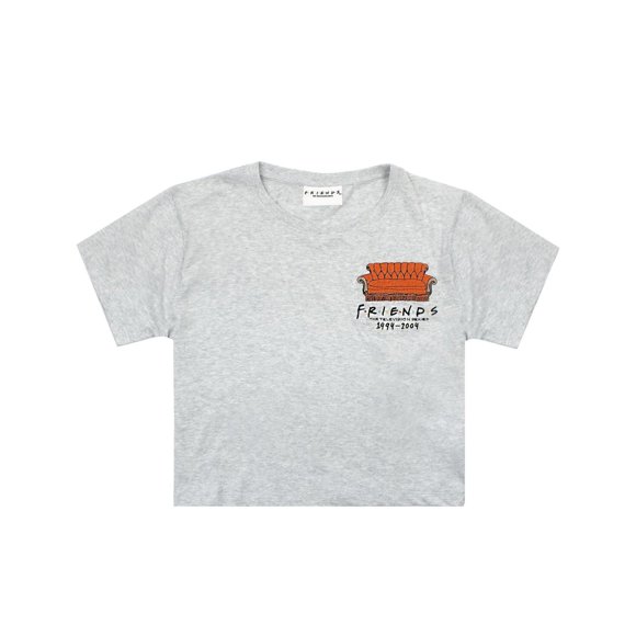 Friends T-Shirt Court pour Femmes Central Perk Sofa