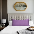 thumbnail image 2 of PiccoCasa 1 Pc Satin Body Pillow Cover Cases Silky Long Pillowcases for Women Jumbo Purple, 2 of 7