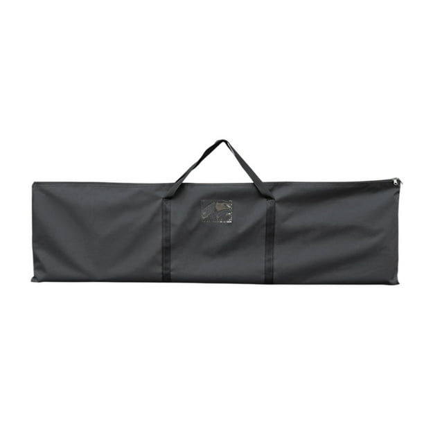 Bolsa para estante de exhibición publicitaria impermeable con bolsa para tarjetas bolsa móvil multiusos con asas de transporte bolsa de almacenamiento 150cmx36cm