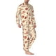 thumbnail image 2 of Balery Red Wine Pijama para Hombre de Dos Piezas con Manga Larga, Conjunto de Dormir y Descanso Suave con Bolsillos-XX-Large, 2 of 7