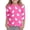 1-Hot Pink1032, variant on Easter T Shirt for Girls Rabbit Print 3/4 Sleeve Round Neck T-Shirt Kids Tee, Sizes 3-14