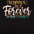 thumbnail image 3 of CafePress - School's Out Forever, Retired Teacher Last T Shirt - Women's Traditional Fit Dark T-Shirt, 3 of 4