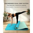 thumbnail image 3 of Large Yoga Mat 72"x36"x6mm, Non-Slip Thick Yoga Mat, Durable Exercise Mat & Workout Mat for Home Yoga, Pilates & Stretching, Includes Bonus Resistance Bands & Carry Bag, 3 of 5