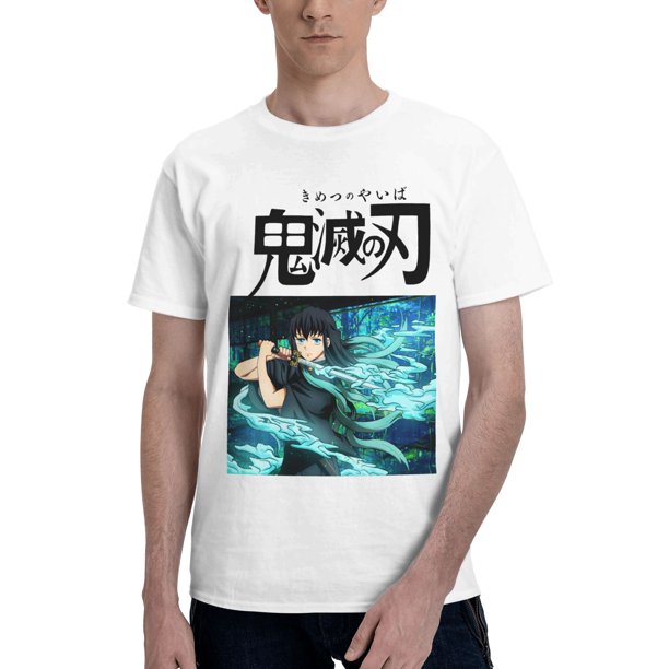 Camiseta de Manga Corta para Hombres Kimetsu no Yaiba