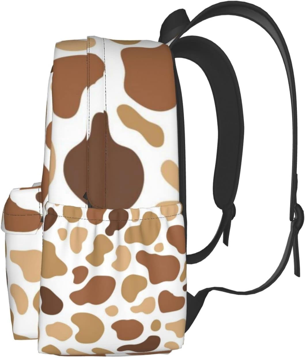 CROPD Cow Print Backpacks School Laptop Computer Backpack Book Bag Travel Hiking Camping Daypack