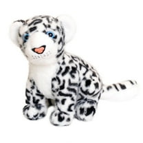 Simulation Snow Leopard Plush Toy-realistic Wild Animal Plushie Soft Stuffed Animal Leopard Plush Toy Home Decor
