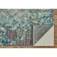 thumbnail image 4 of Arsene Textured Abstract Rug, Capri Blue/Yellow, 2ft - 7in x 8ft, Runner, 4 of 7